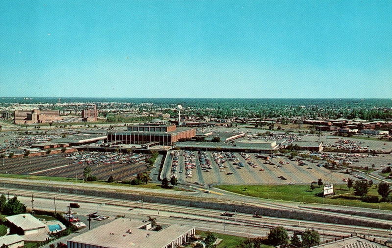 Northland Center (Northland Mall) - Vintage Postcard (newer photo)